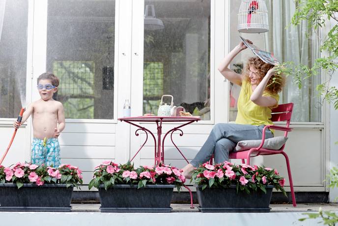 barcelona xl schotel 80cm antraciet